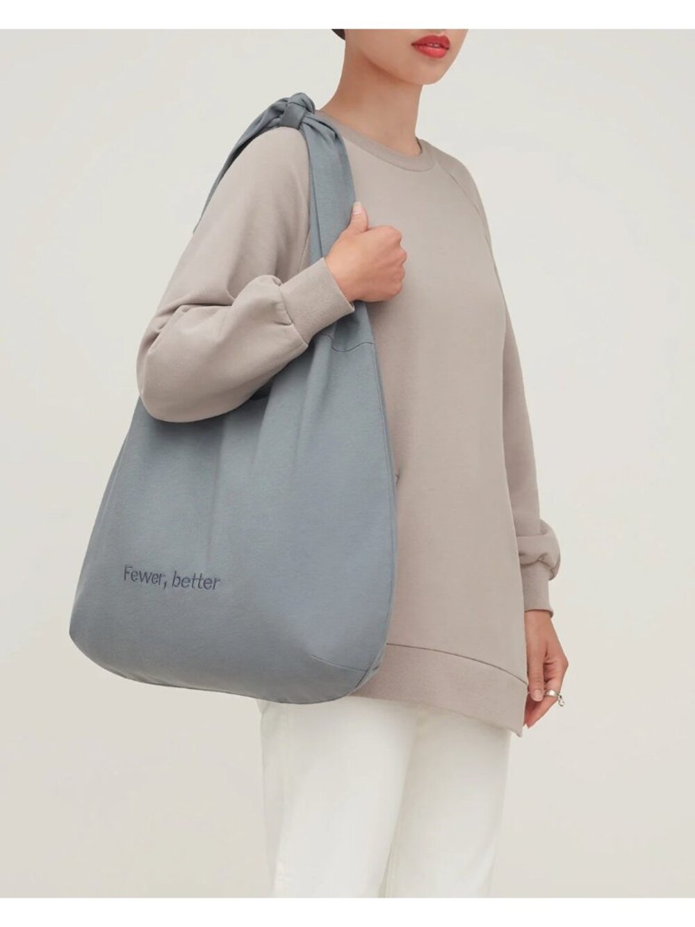 NEW Cuyana Fewer, Better Shopping Bag in Charcoal